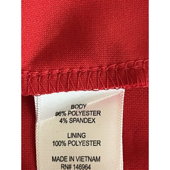 Signature by Signature by RobRobbie Bee Womens Red Cropped Evening Jacket Size L - Picture 9 of 9